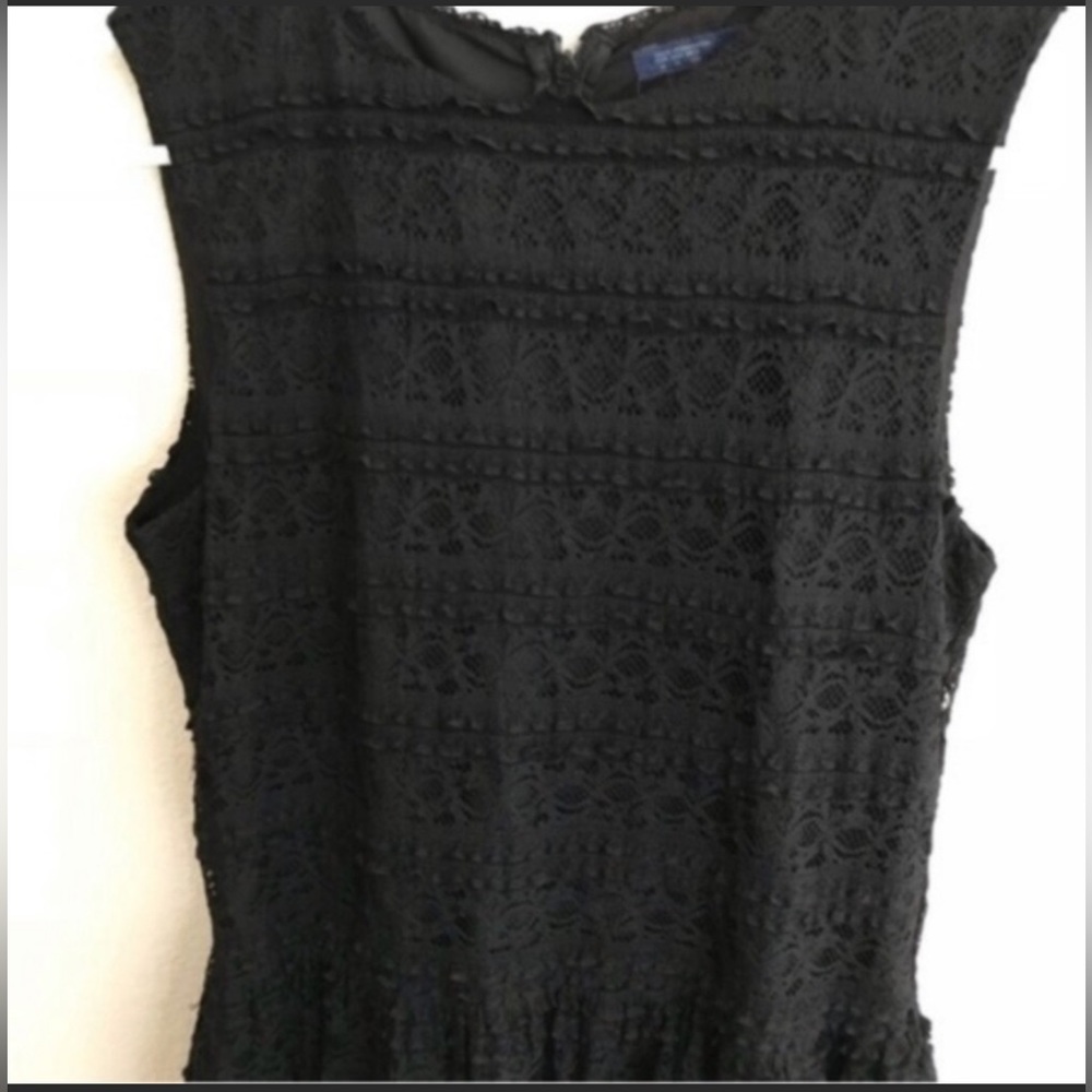 Zara Black Lace Cocktail Dress